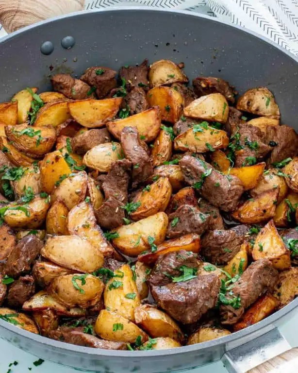 Garlic Butter Steak and Potatoes