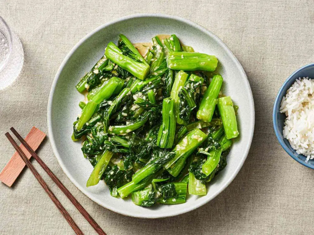 Garlic Butter Stir-Fried Choy Sum