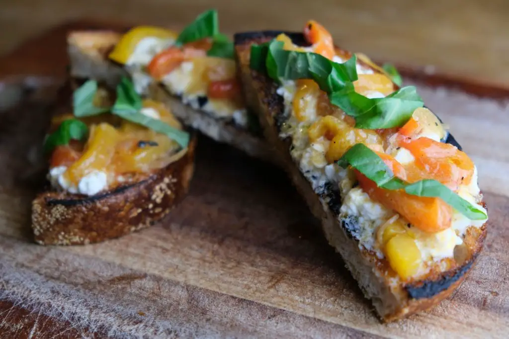 Garlic Confit Bruschetta
