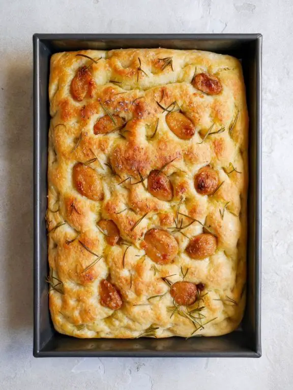 Garlic Confit Focaccia Bread