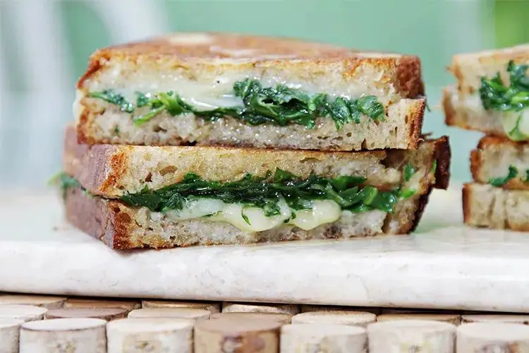 Garlic Confit Grilled Cheese Sandwich