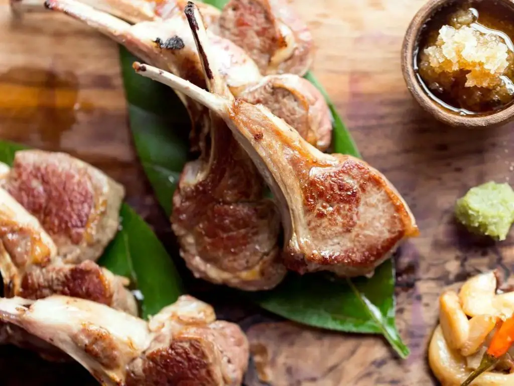Garlic Confit Lamb Chops