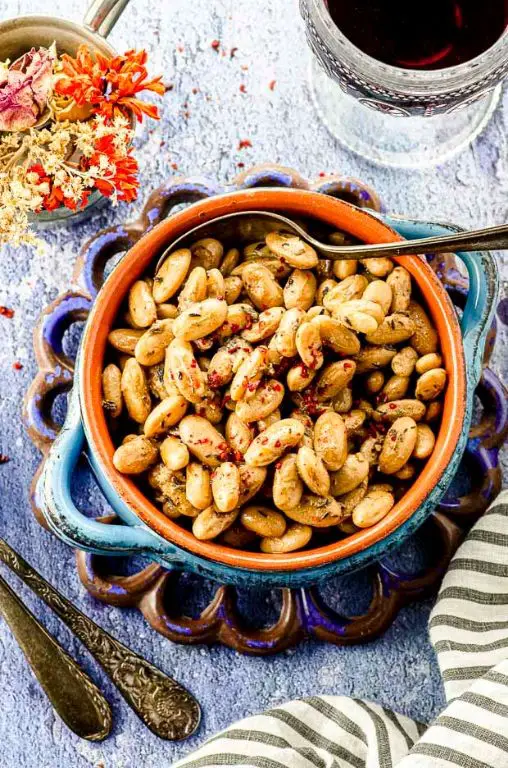 Garlic Herb Dry Cranberry Bean Stew