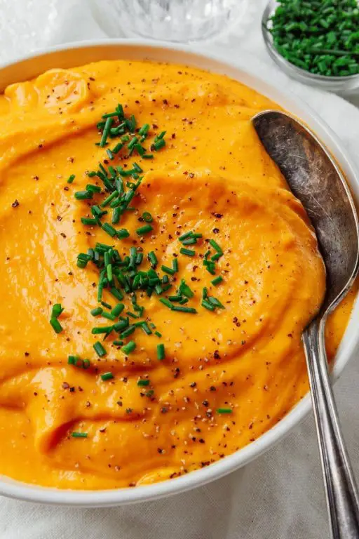 Garlic Herb Mashed Butternut Squash