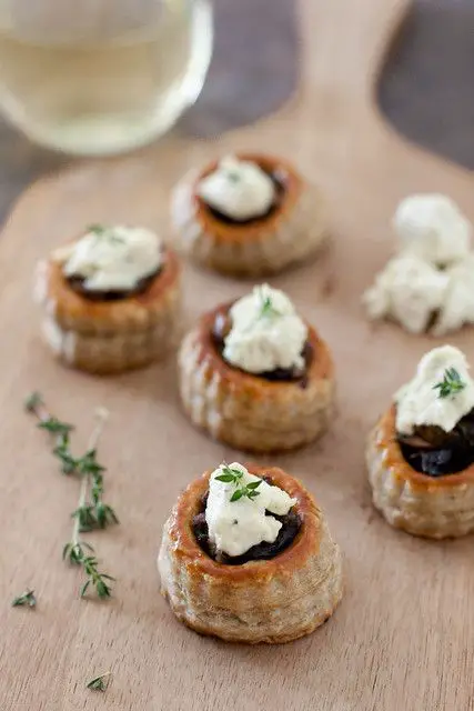 Garlic Herb Mushroom Tartlets