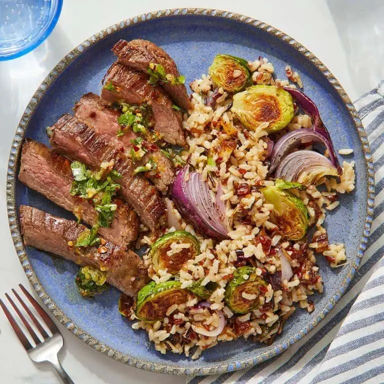 Garlic Herb Red Rice Pilaf
