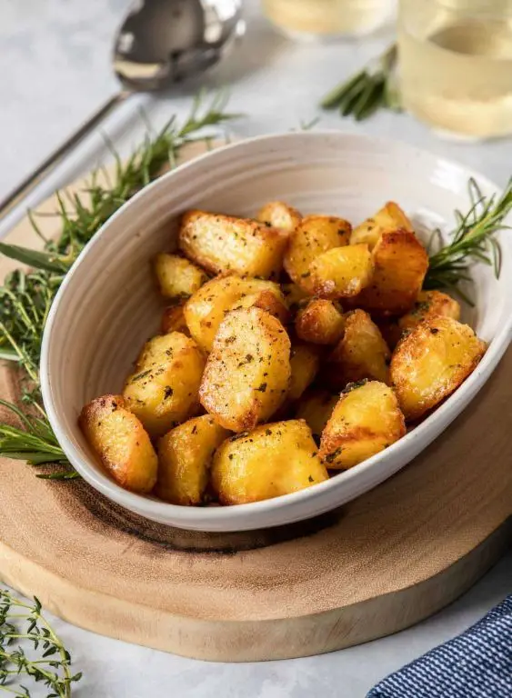 Garlic Herb Roasted Gold Potatoes