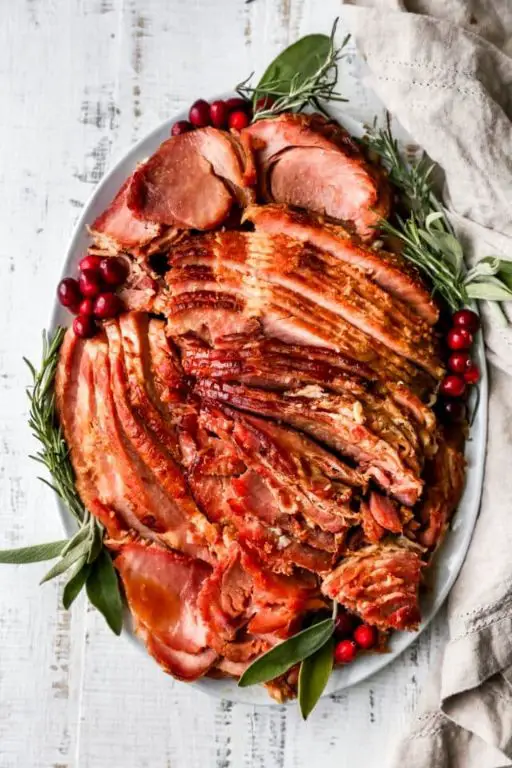 Garlic Herb Slow Cooker Ham