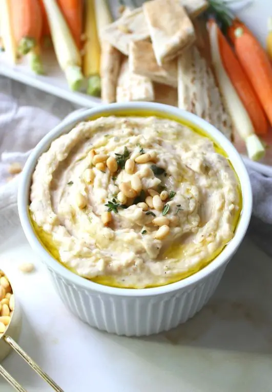 Garlic Herb White Bean Dip