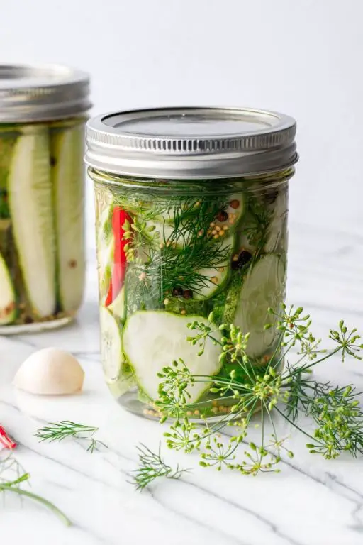 Garlic Infused Sweet Dill Pickles