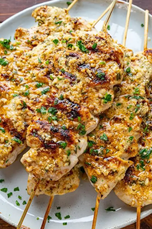 Garlic Parmesan BBQ Grilled Chicken