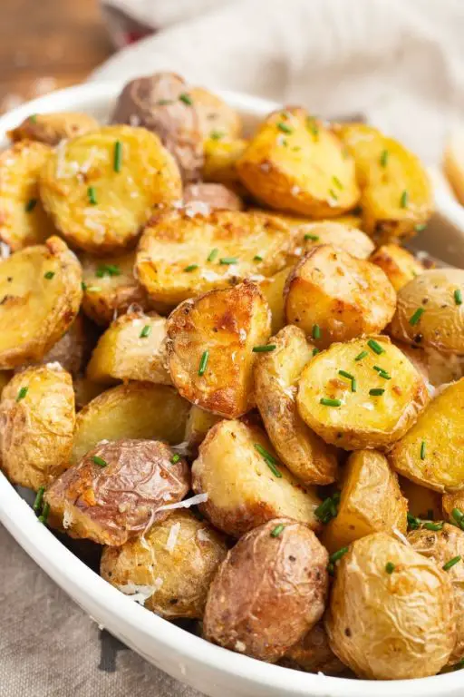 Garlic Parmesan Baby Potatoes in Air Fryer