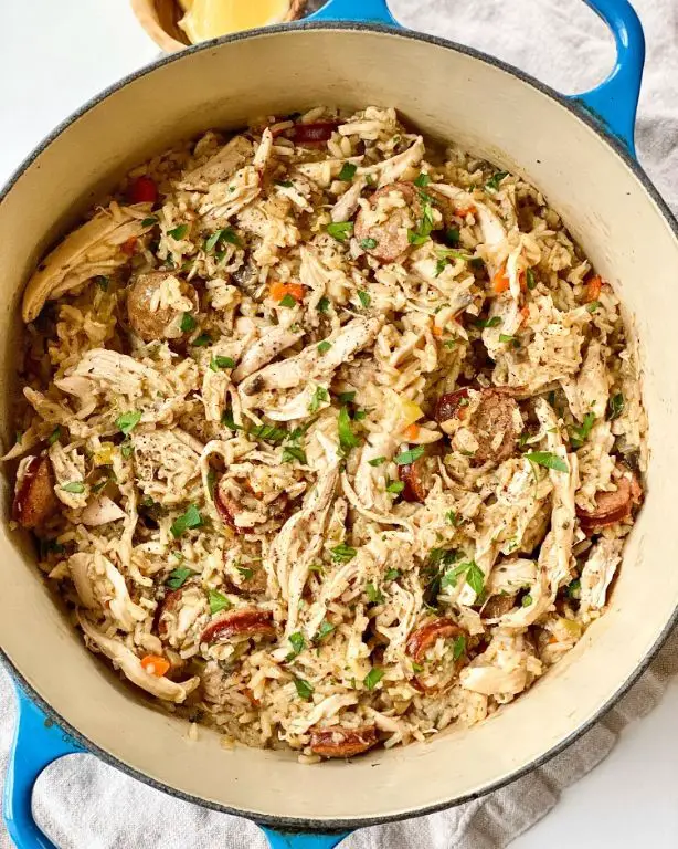 Garlic Parmesan Chicken Bog