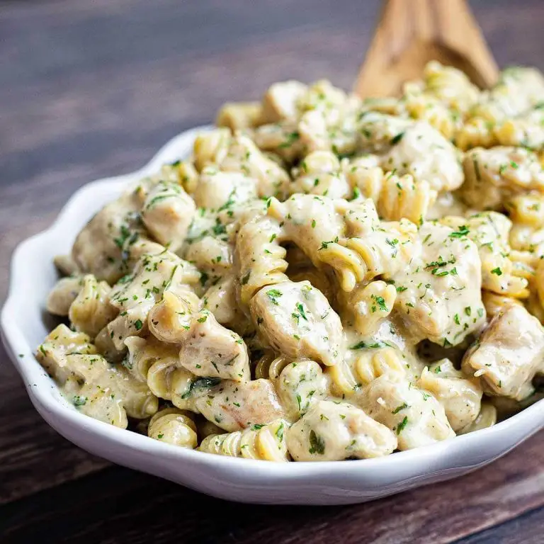 Garlic Parmesan Chicken Thigh Pasta