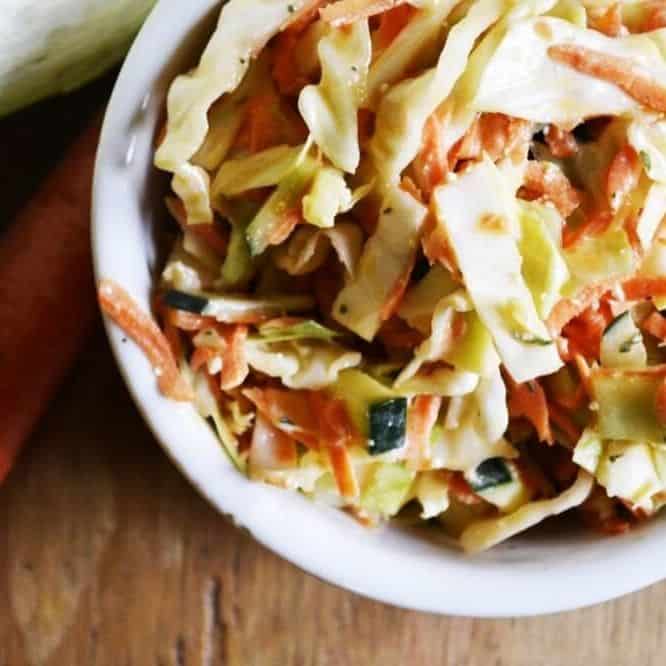 Garlic Parmesan Coleslaw