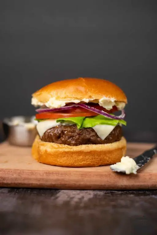 Garlic Parmesan Hamburger Air Fryer Patties