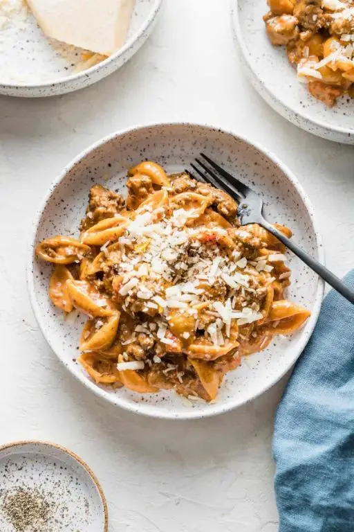 Garlic Parmesan Hamburger Helper