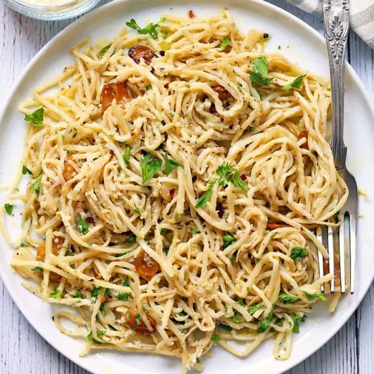 Garlic Parmesan Hearts of Palm Pasta