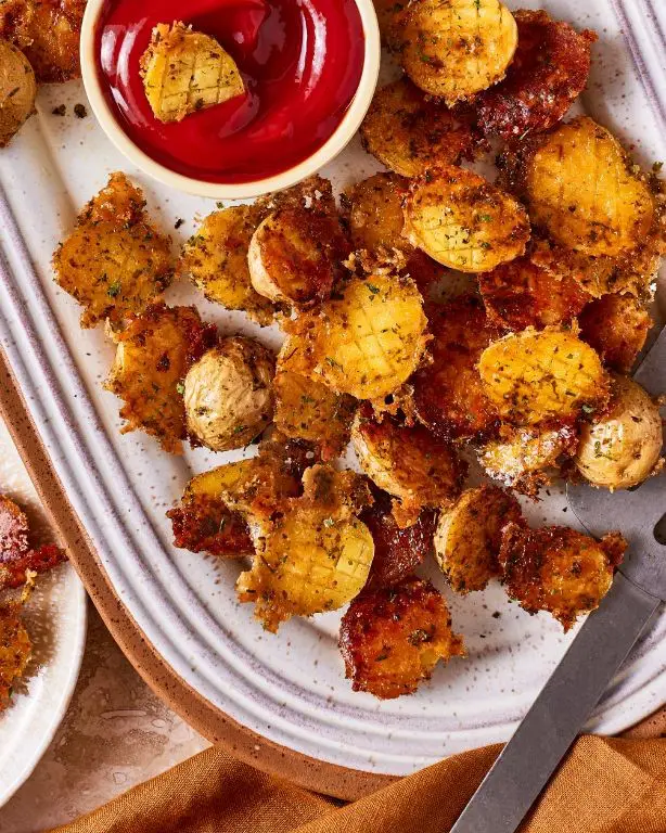 Garlic Parmesan Instant Potato Bites