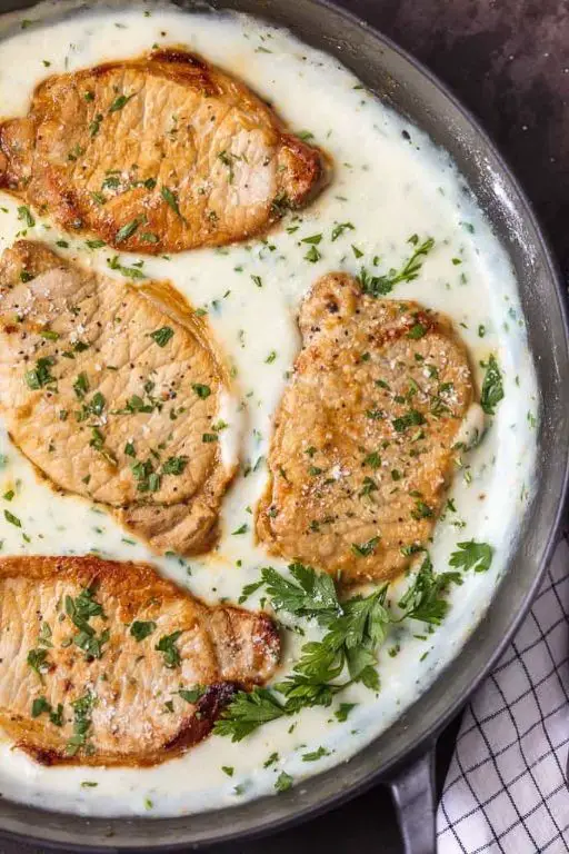 Garlic Parmesan Pork Shoulder Steak