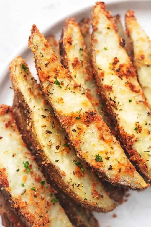 Garlic Parmesan Potato Wedges