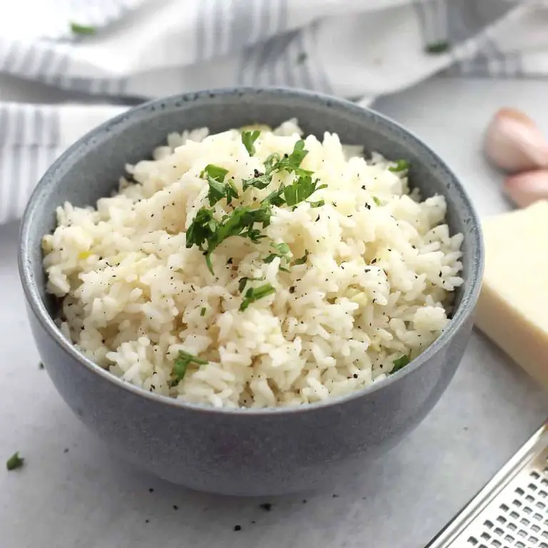 Garlic Parmesan Rice Stuffing
