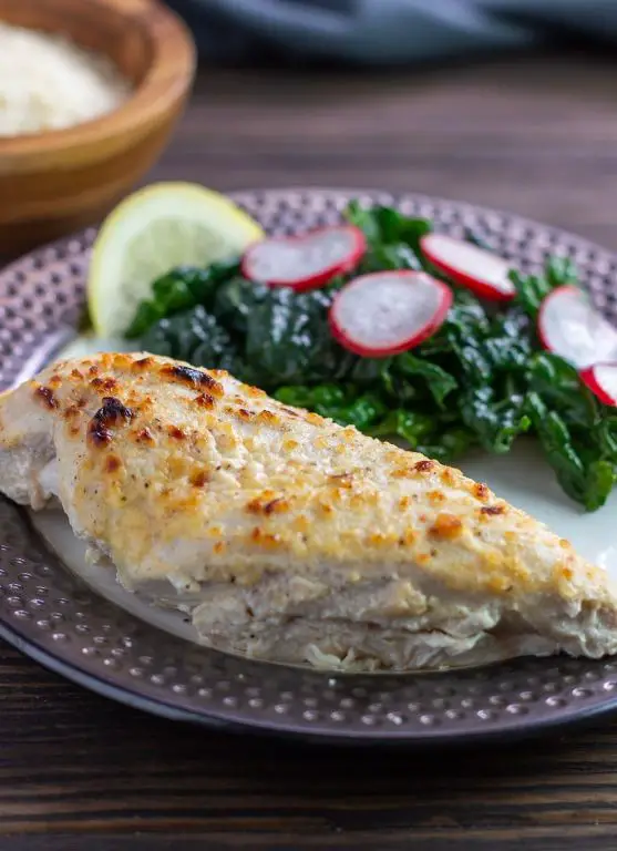 Garlic Parmesan Sour Cream Chicken