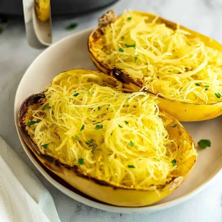 Garlic Parmesan Spaghetti Squash Air Fryer Bites