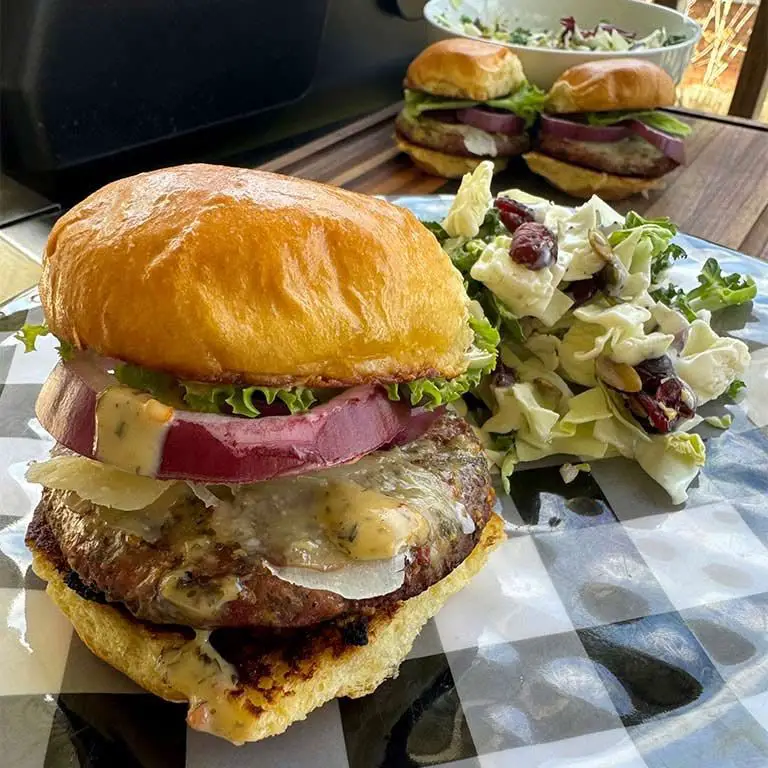 Garlic Parmesan Turkey Burgers