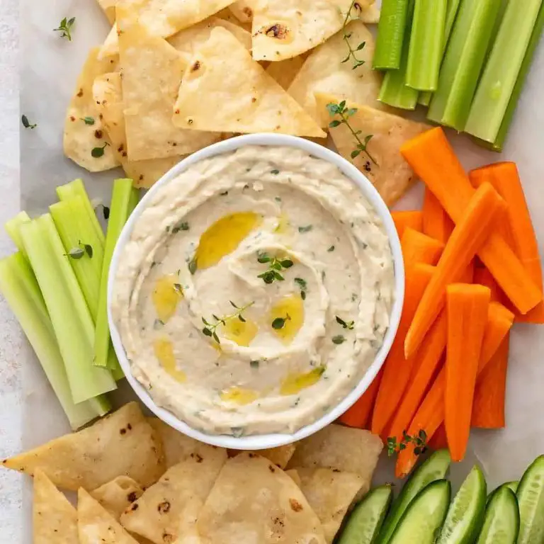 Garlic Parmesan White Bean Dip