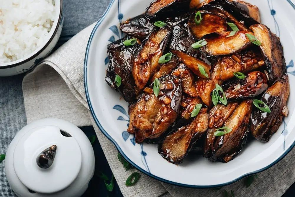 Garlic Soy Glazed Chinese Eggplant