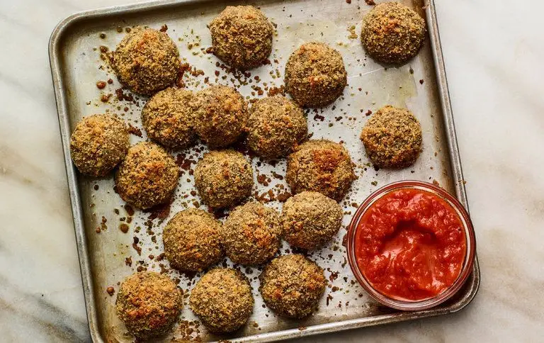 Garlic and Herb Breadcrumb Vegetarian Meatballs
