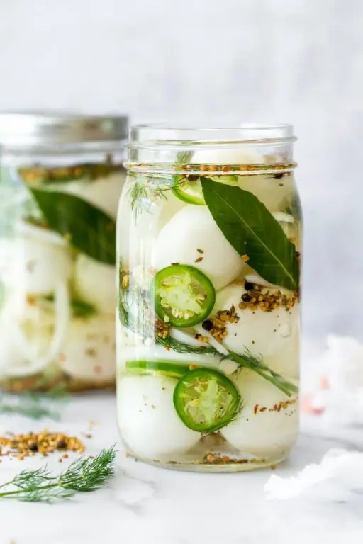 Garlic and Herb Pickled Eggs