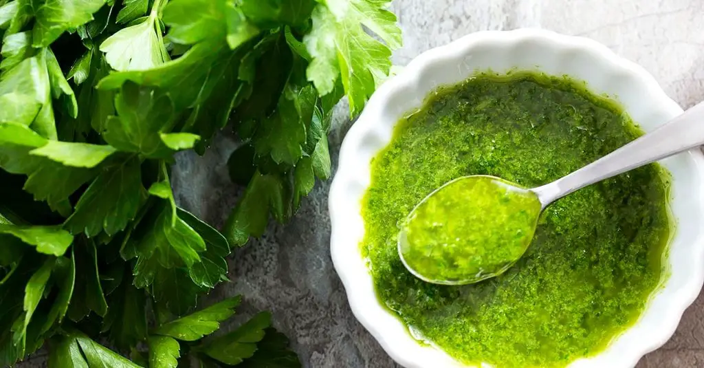 Garlic and Parsley Infused Olive Oil
