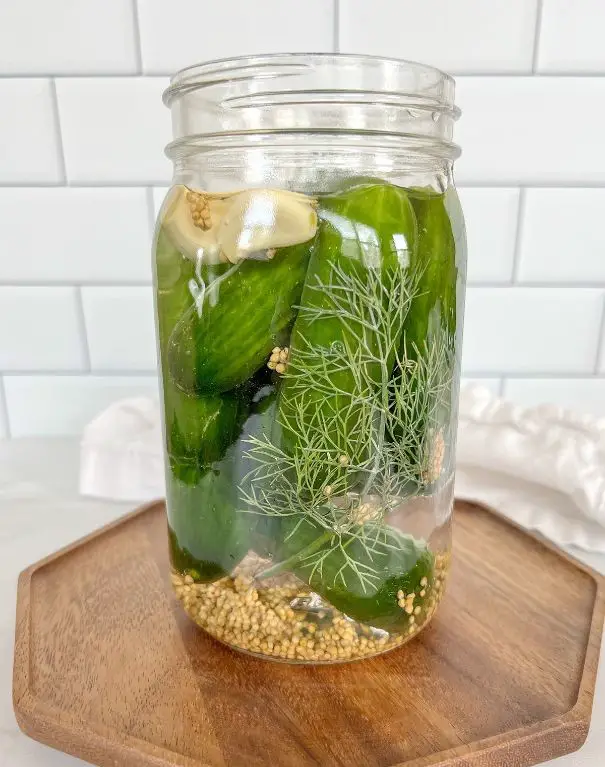 Garlic-Dill Polish Pickles with Fresh Dill