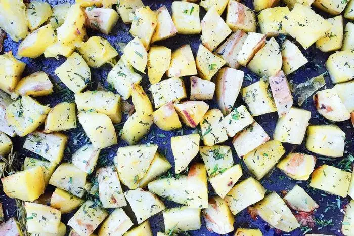 Ghee Baked Sweet Potatoes
