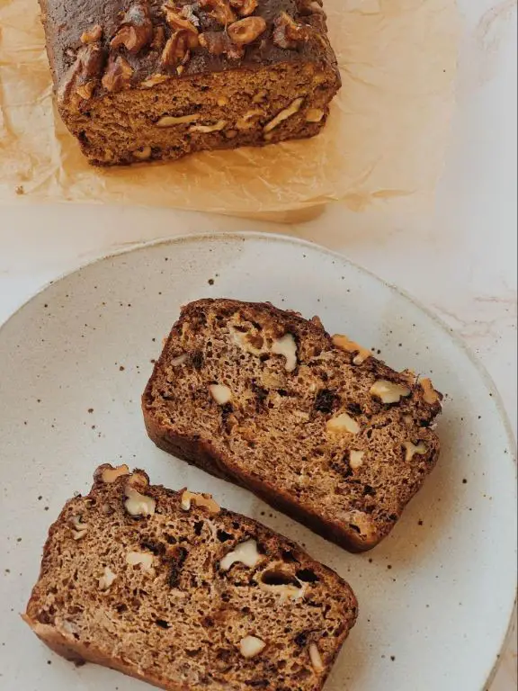 Ghee Banana Bread with Walnuts