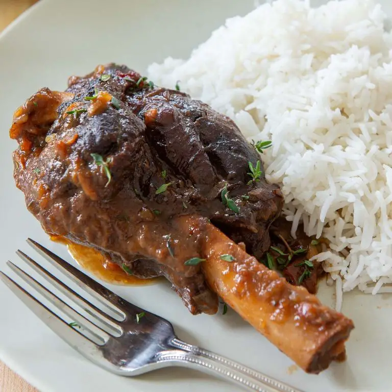 Ghee Braised Lamb Shanks
