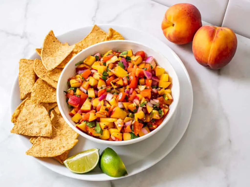 Ginger Peach Apple Salsa