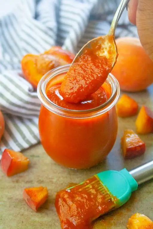 Ginger Peach Barbecue Sauce