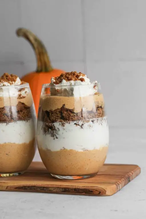 Ginger Snap Parfait with Whipped Cream