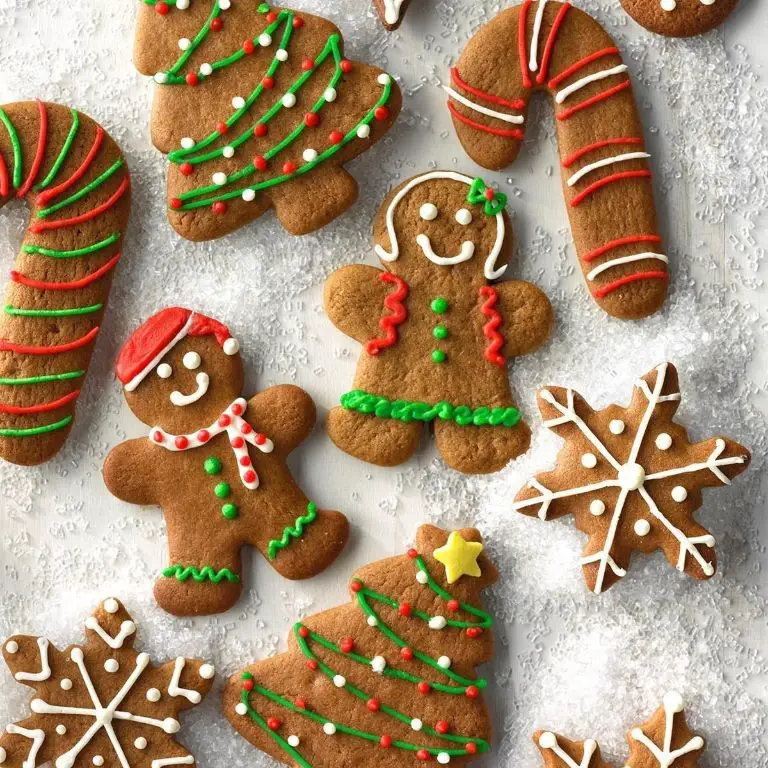 Gingerbread Christmas Cut Out Cookies