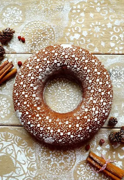 Gingerbread Spice Holiday Bundt Cake