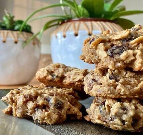 Glucose-Powered Oatmeal Raisin Cookies