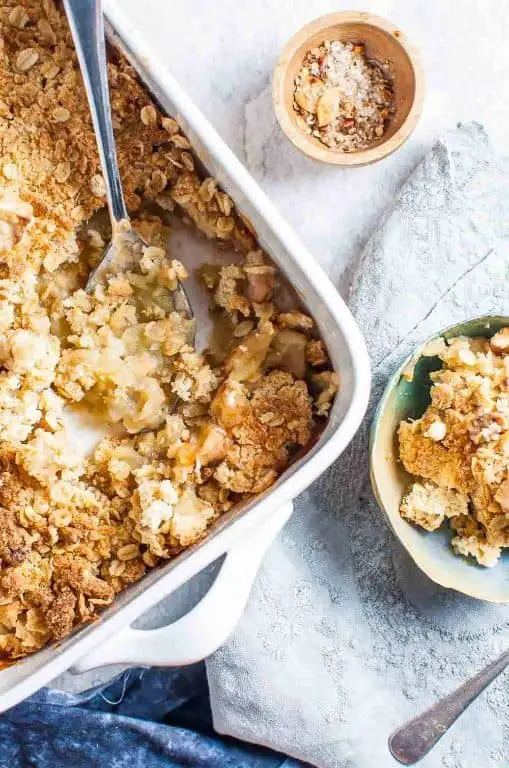 Glucose-Sweetened Apple Crumble