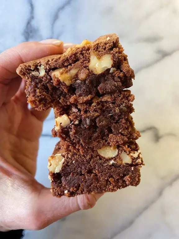 Gluten Free Chocolate Brownie Cake with Walnuts