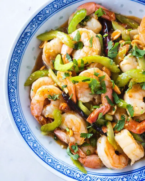 Gluten Free Kung Pao Shrimp