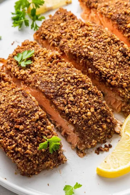 Gluten Free Pecan Crusted Salmon