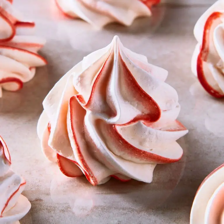 Gluten Free Peppermint Meringue Cookies