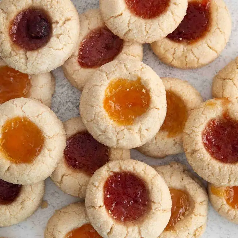 Gluten Free Thumbprint Cookies with Jam